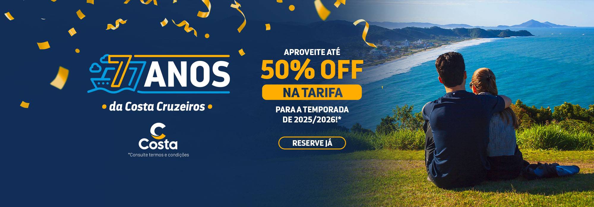 US$ 3.000 DE DESCONTO + ATÉ R$ 1000 DE CRÉDITO A BORDO
